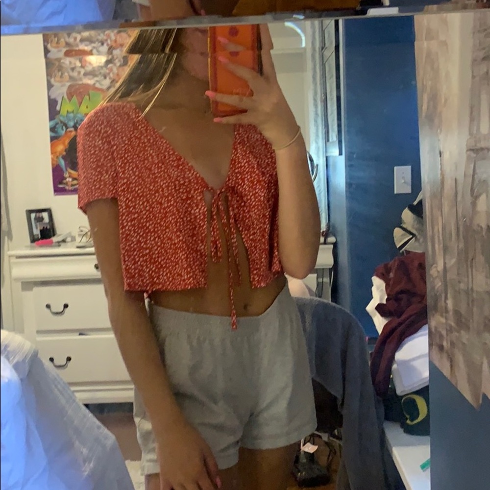 red tie top